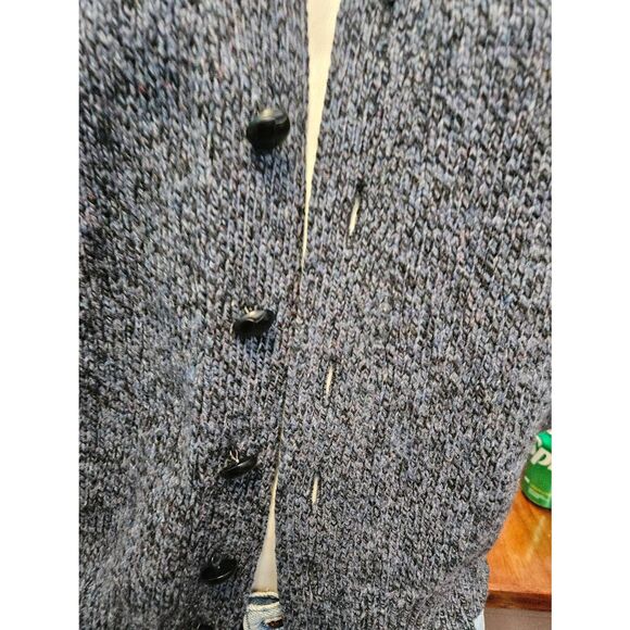 Harbor Bay Blue Wool Blend Sweater Vest Mens Size Medium Vintage 80's - Picture 7 of 9